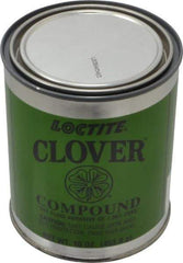 Loctite - 1 Lb Grease Compound - Compound Grade Medium, Grade D, 180 Grit, Black & Gray, Use on General Purpose - Top Tool & Supply