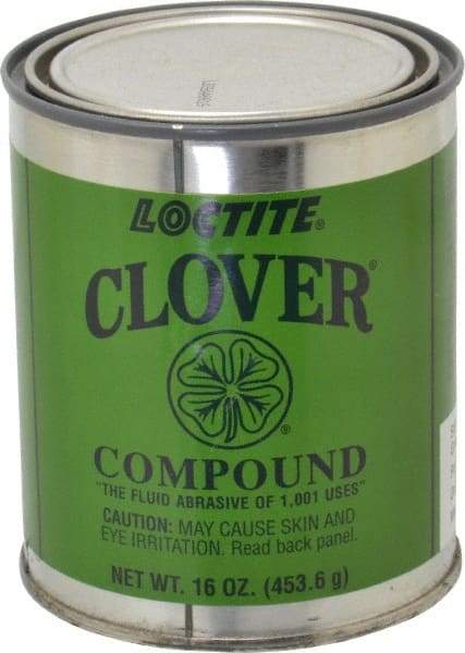 Loctite - 1 Lb Grease Compound - Compound Grade Very Fine, Grade C, 220 Grit, Black & Gray, Use on General Purpose - Top Tool & Supply