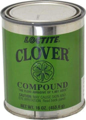 Loctite - 1 Lb Grease Compound - Compound Grade Very Fine, Grade C, 220 Grit, Black & Gray, Use on General Purpose - Top Tool & Supply