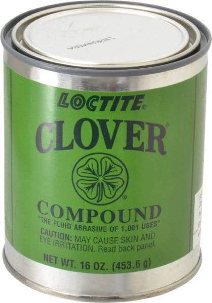 Loctite - 1 Lb Grease Compound - Compound Grade Super Fine, Grade 2A, 400 Grit, Black & Gray, Use on General Purpose - Top Tool & Supply