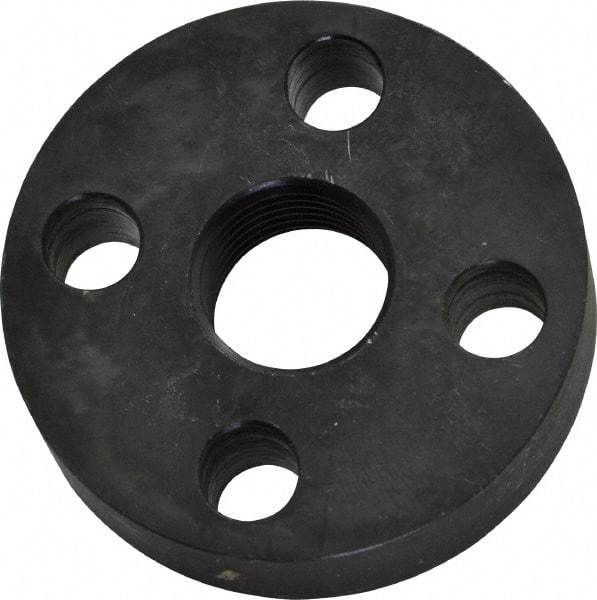 Nook Industries - 1.6" Flange OD x 0.41" Thickness Precision Acme Mounting Flange - For 3/8-4, 3/8-10 Bars, 4 Mounting Holes, Steel - Top Tool & Supply