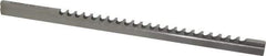 Dumont Minute Man - 6mm Keyway Width, Style C, Keyway Broach - High Speed Steel, Bright Finish, 3/8" Broach Body Width, 25/64" to 2-1/2" LOC, 11-3/4" OAL, 2,100 Lbs Pressure for Max LOC - Top Tool & Supply