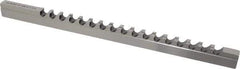 Dumont Minute Man - 12mm Keyway Width, Style D-1, Keyway Broach - High Speed Steel, Bright Finish, 9/16" Broach Body Width, 1" to 6" LOC, 13-7/8" OAL, 8,400 Lbs Pressure for Max LOC - Top Tool & Supply