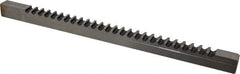 Dumont Minute Man - 24mm Keyway Width, Style F, Keyway Broach - High Speed Steel, Bright Finish, 1" Broach Body Width, 1" to 6" LOC, 20-1/4" OAL, 10,600 Lbs Pressure for Max LOC - Top Tool & Supply