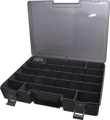 Flambeau - 15-1/2" Wide x 2-1/2" High x 11-3/4" Deep, Small Parts Storage Box - Copolymer Frame, 9 to 24 Compartments - Top Tool & Supply