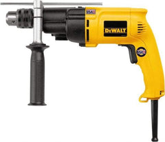 DeWALT - 120 Volt 1/2" Keyed Chuck Electric Hammer Drill - 0 to 19,000 & 0 to 46,000 BPM, 0 to 1,100 & 0 to 2,700 RPM, Reversible - Top Tool & Supply