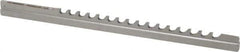 Dumont Minute Man - 3/32" Keyway Width, Style B, Keyway Broach - High Speed Steel, Bright Finish, 3/16" Broach Body Width, 19/64" to 1-11/16" LOC, 6-3/4" OAL, 930 Lbs Pressure for Max LOC - Top Tool & Supply