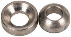 Gibraltar - 3/16" Bolt, Stainless Steel, Spherical Washer Assembly - 7/32" Inside x 7/16" Female Outside, 3/8" Male OD, 15/64" Thick, 5/64" Radius, 303 Grade - Top Tool & Supply