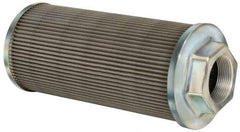 Flow Ezy Filters - 100 Mesh, 284 LPM, 75 GPM, 5.4" Diam, Female Suction Strainer without Bypass - 2-1/2 Port NPT, 12-1/2" Long - Top Tool & Supply