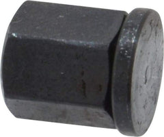 Gibraltar - 1/4-20, Black Oxide Finish, Steel Swivel Hex Nut - 3/8" Pad, 5/16" Wide x 13/32" High x 3/16" Deep - Top Tool & Supply