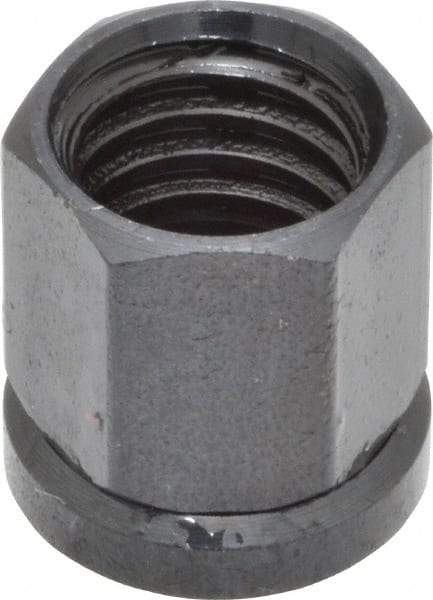 Gibraltar - 3/8-16, Black Oxide Finish, Steel Swivel Hex Nut - 1/2" Pad, 7/16" Wide x 17/32" High x 17/64" Deep - Top Tool & Supply