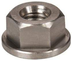 Gibraltar - 5/16-18, 3/4" Flange Diam, 3/8" High, 9/16" Across Flats, Flange Nut - Grade 303 Stainless Steel, 3/32" Flange Height - Top Tool & Supply