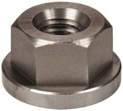 Gibraltar - 7/16-14, 1" Flange Diam, 9/16" High, 3/4" Across Flats, Flange Nut - Grade 303 Stainless Steel, 5/32" Flange Height - Top Tool & Supply