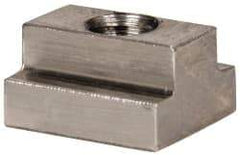 Gibraltar - 5/16-18 Blind Tapped T Slot Nut - 3/8" Slot Width, 5/8 x 7/32" Base Width x Height, 3/4 x 13/32" OAL x Height - Top Tool & Supply