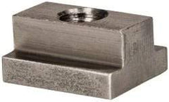 Gibraltar - 3/8-16 Blind Tapped T Slot Nut - 7/16" Slot Width, 3/4 x 7/32" Base Width x Height, 1 x 1/2" OAL x Height - Top Tool & Supply