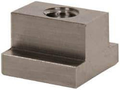 Gibraltar - 3/8-16 Blind Tapped T Slot Nut - 1/2" Slot Width, 7/8 x 1/4" Base Width x Height, 7/8 x 5/8" OAL x Height - Top Tool & Supply