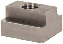 Gibraltar - 1/2-13 Blind Tapped T Slot Nut - 5/8" Slot Width, 1-1/8 x 7/16" Base Width x Height, 1-1/4 x 3/4" OAL x Height - Top Tool & Supply