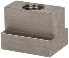 Gibraltar - 5/8-11 Blind Tapped T Slot Nut - 11/16" Slot Width, 1-1/8 x 15/32" Base Width x Height, 1-1/2 x 1-1/8" OAL x Height - Top Tool & Supply