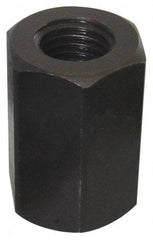 Value Collection - 3/4-10 UNC, 1-7/8" OAL Steel Standard Coupling Nut - Black Oxide Coated, 1-1/4" Width Across Flats - Top Tool & Supply