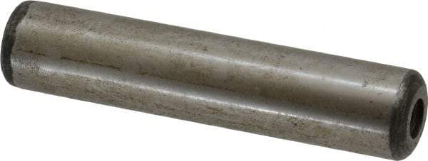 Value Collection - 3/4" Diam x 3-1/2" Pin Length Grade 8 Alloy Steel Pull Out Dowel Pin - 1 Rounded & 1 Threaded End - Top Tool & Supply