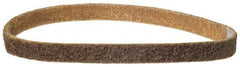 3M - 4" Wide x 168" OAL, Aluminum Oxide Abrasive Belt - Aluminum Oxide, Medium, Nonwoven, Series SC-BS - Top Tool & Supply