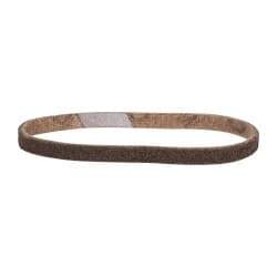 3M - 1/2" Wide x 18" OAL, Aluminum Oxide Abrasive Belt - Aluminum Oxide, Coarse, Nonwoven, Series SC-BS - Top Tool & Supply