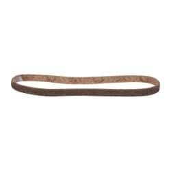 3M - 1/2" Wide x 24" OAL, Aluminum Oxide Abrasive Belt - Aluminum Oxide, Coarse, Nonwoven, Series SC-BS - Top Tool & Supply