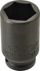 Proto - 3/4" Drive 1-1/2" Deep Thin Wall Impact Socket - 6 Points, 3-1/2" OAL - Top Tool & Supply