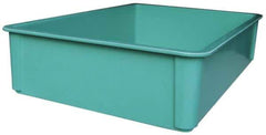 MFG Tray - 400 Lb Load Capacity Green Fiberglass Tote Container - Stacking, 25.8" Long x 17.8" Wide x 6" High - Top Tool & Supply