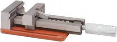 Value Collection - 4" Jaw Width, 4" Jaw Opening Capacity, 1" Jaw Height, Toolmaker's Vise - Flat Jaw, 9" OAL - Top Tool & Supply