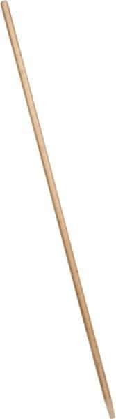 Weiler - 60 x 15/16" Wood Handle for Floor Brushes & Garage Brushes - Threaded Connection, Tan - Top Tool & Supply