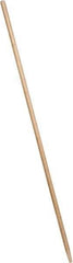 PRO-SOURCE - 60 x 1-1/8" Wood Handle for Outdoor Street Brooms & Window Brushes - Tapered Connection, Tan - Top Tool & Supply