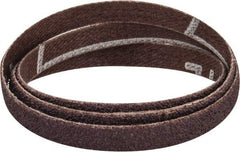 Norton - 1/4" Wide x 18" OAL, 60 Grit, Aluminum Oxide Abrasive Belt - Aluminum Oxide, Medium, Coated, Series R283 - Top Tool & Supply