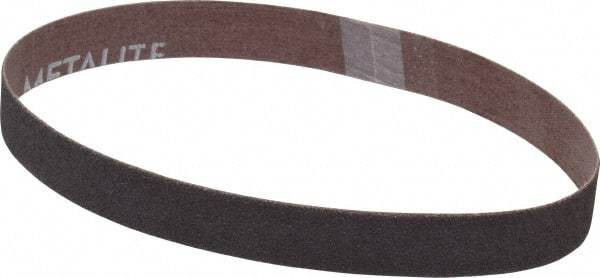 Norton - 3/4" Wide x 18" OAL, 60 Grit, Aluminum Oxide Abrasive Belt - Aluminum Oxide, Medium, Coated, Series R283 - Top Tool & Supply