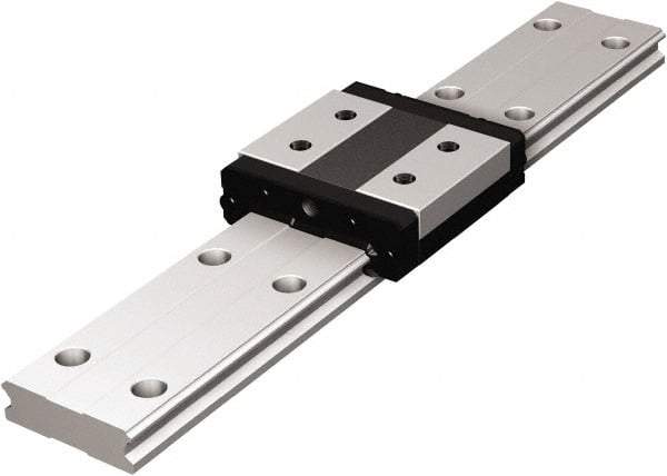 THK - 820mm OAL x 42mm Overall Width x 15mm Overall Height 4 Way SHW Rail - 60mm Between Holes, 4-1/2 x 7-1/2 x 5.3mm Hole Size - Top Tool & Supply