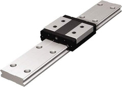 THK - 480mm OAL x 37mm Overall Width x 11mm Overall Height 4 Way SHW Rail - 50mm Between Holes, 4-1/2 x 7-1/2 x 5.3mm Hole Size - Top Tool & Supply