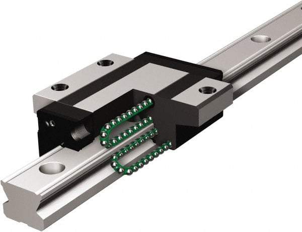 THK - 1,640mm OAL x 28mm Overall Width x 23mm Overall Height SR Rail - 80mm Between Holes, 7 x 11 x 9mm Hole Size - Top Tool & Supply