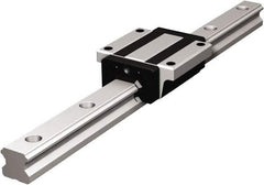 THK - 820mm OAL x 15mm Overall Width x 15mm Overall Height 4 Way HSR Rail - 60mm Between Holes, 4-1/2 x 7-1/2 x 5.3mm Hole Size - Top Tool & Supply