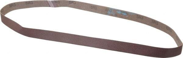 3M - 1" Wide x 48" OAL, 80 Grit, Aluminum Oxide Abrasive Belt - Aluminum Oxide, Medium, Coated, X Weighted Cloth Backing, Series 341D - Top Tool & Supply