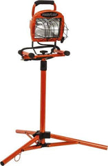 Southwire - 110 VAC, 500 Watt, Electric, Halogen Portable Tripod Work Light - 6' Cord, 1 Head, 66" High - Top Tool & Supply