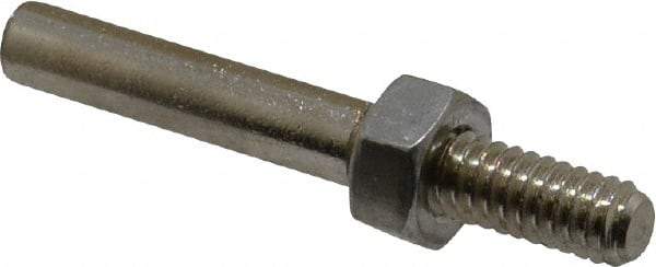 Made in USA - 1/4" Shank Abrasive Point Mandrel - 2" Length, 1/4" Hole Compatibility, for Cones - Top Tool & Supply