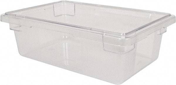 Rubbermaid - Rectangular, Clear Polycarbonate Food Tote Box - 9" High x 18" Wide x 26" Long - Top Tool & Supply