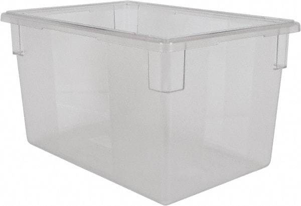 Rubbermaid - Rectangular, Clear Polycarbonate Food Tote Box - 15" High x 18" Wide x 26" Long - Top Tool & Supply