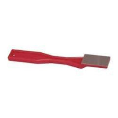 3M - 1-1/2" OAL Very Fine Sharpener Diamond File - 3/4" Wide, 1-1/2 LOC, Red - Top Tool & Supply