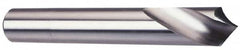 Made in USA - 1/4" Body Diam, 120°, 2-1/2" OAL, Solid Carbide Spotting Drill - Top Tool & Supply