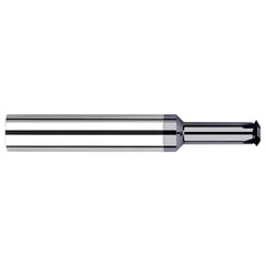 Harvey Tool - Single Profile Thread Mills; Maximum Threads Per Inch: 90 ; Minimum Threads Per Inch: 90 ; Thread Type: Internal/External ; Minimum Nominal Diameter (Inch): #00 ; Cutting Diameter (Inch): 0.0320 ; Shank Diameter (Inch): 1/8 - Exact Industrial Supply