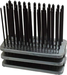 Value Collection - 60 Piece, Transfer Punch Set - Round Shank - Top Tool & Supply