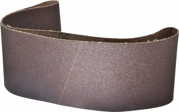 Tru-Maxx - 6" Wide x 48" OAL, 50 Grit, Aluminum Oxide Abrasive Belt - Aluminum Oxide, Coarse, Coated, X Weighted Cloth Backing - Top Tool & Supply