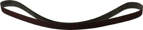 Tru-Maxx - 1" Wide x 42" OAL, 220 Grit, Aluminum Oxide Abrasive Belt - Aluminum Oxide, Very Fine, Coated, X Weighted Cloth Backing - Top Tool & Supply