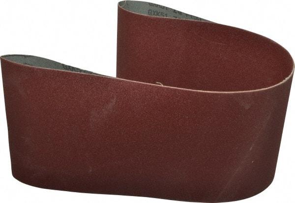 Tru-Maxx - 6" Wide x 48" OAL, 150 Grit, Aluminum Oxide Abrasive Belt - Aluminum Oxide, Very Fine, Coated, X Weighted Cloth Backing - Top Tool & Supply